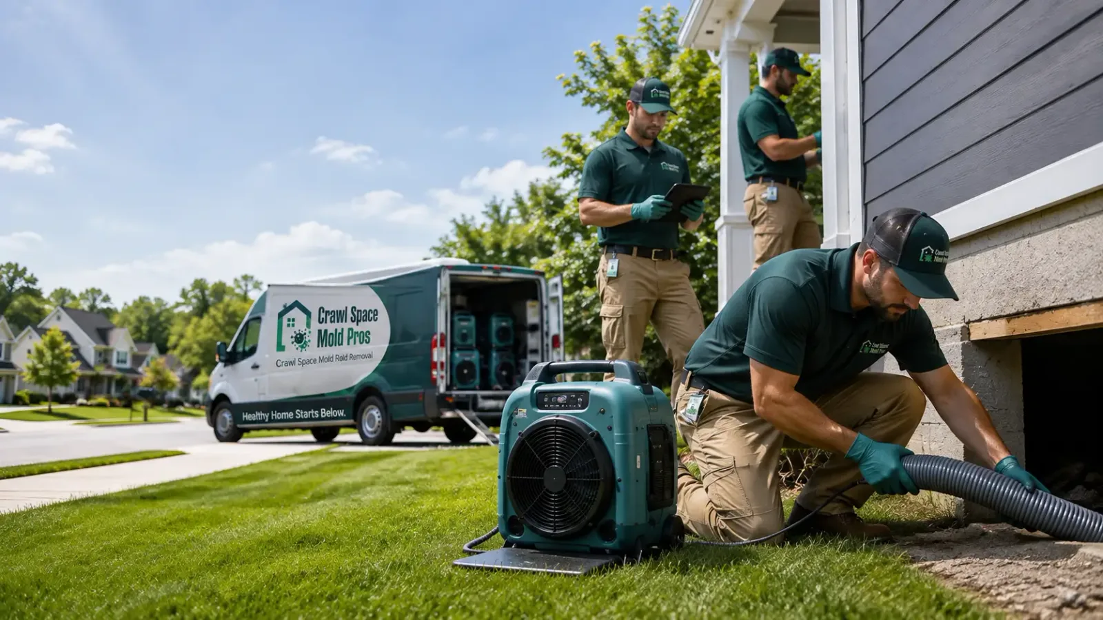 Crawl Space Mold Removal in Zionsville, IN